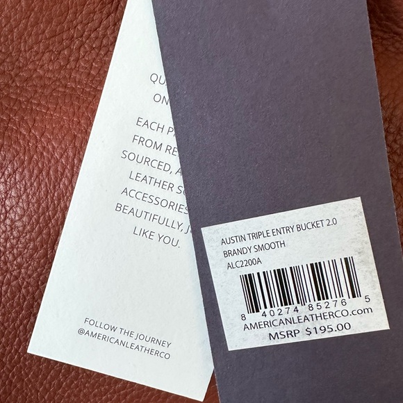 American Leather Co Austin Shoulder Bag - Picture 10 of 13